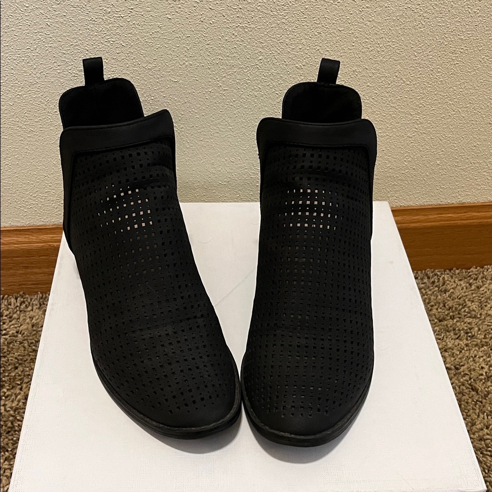 Restricted Black Women's Ankle Boots